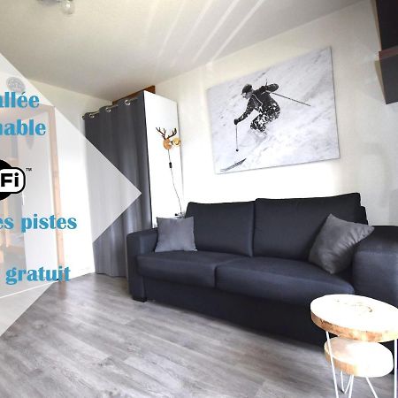 Au Pied Des Pistes B31, Chaleureux Studio 4 Pers, Vue Sur La Vallee Imprenable Avec Wifi, Draps Non Compris Saint-Jean-dʼAulps 外观 照片