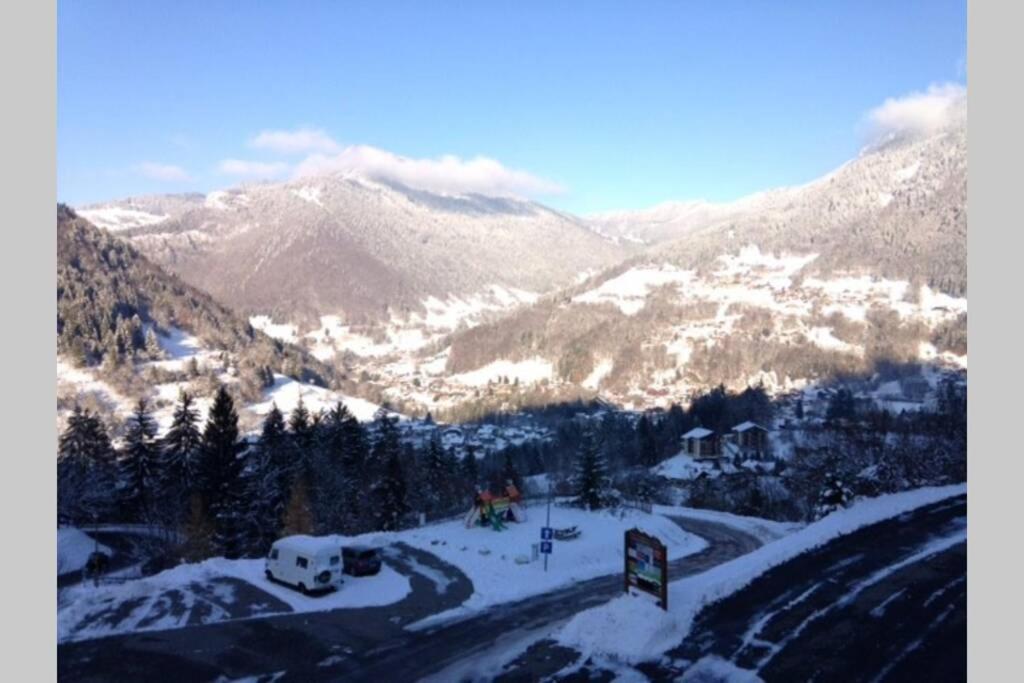 Au Pied Des Pistes B31, Chaleureux Studio 4 Pers, Vue Sur La Vallee Imprenable Avec Wifi, Draps Non Compris Saint-Jean-dʼAulps 外观 照片