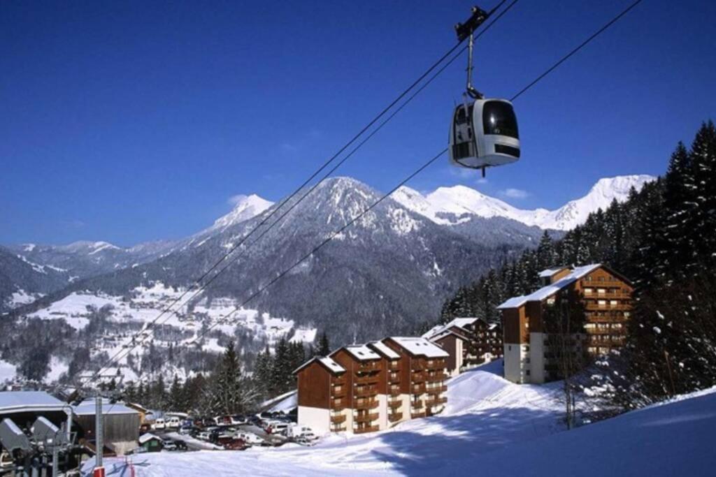 Au Pied Des Pistes B31, Chaleureux Studio 4 Pers, Vue Sur La Vallee Imprenable Avec Wifi, Draps Non Compris Saint-Jean-dʼAulps 外观 照片