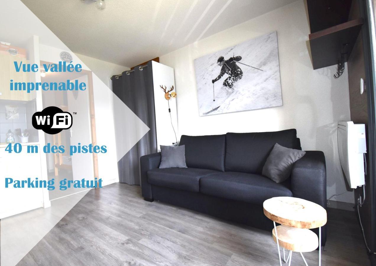 Au Pied Des Pistes B31, Chaleureux Studio 4 Pers, Vue Sur La Vallee Imprenable Avec Wifi, Draps Non Compris Saint-Jean-dʼAulps 外观 照片